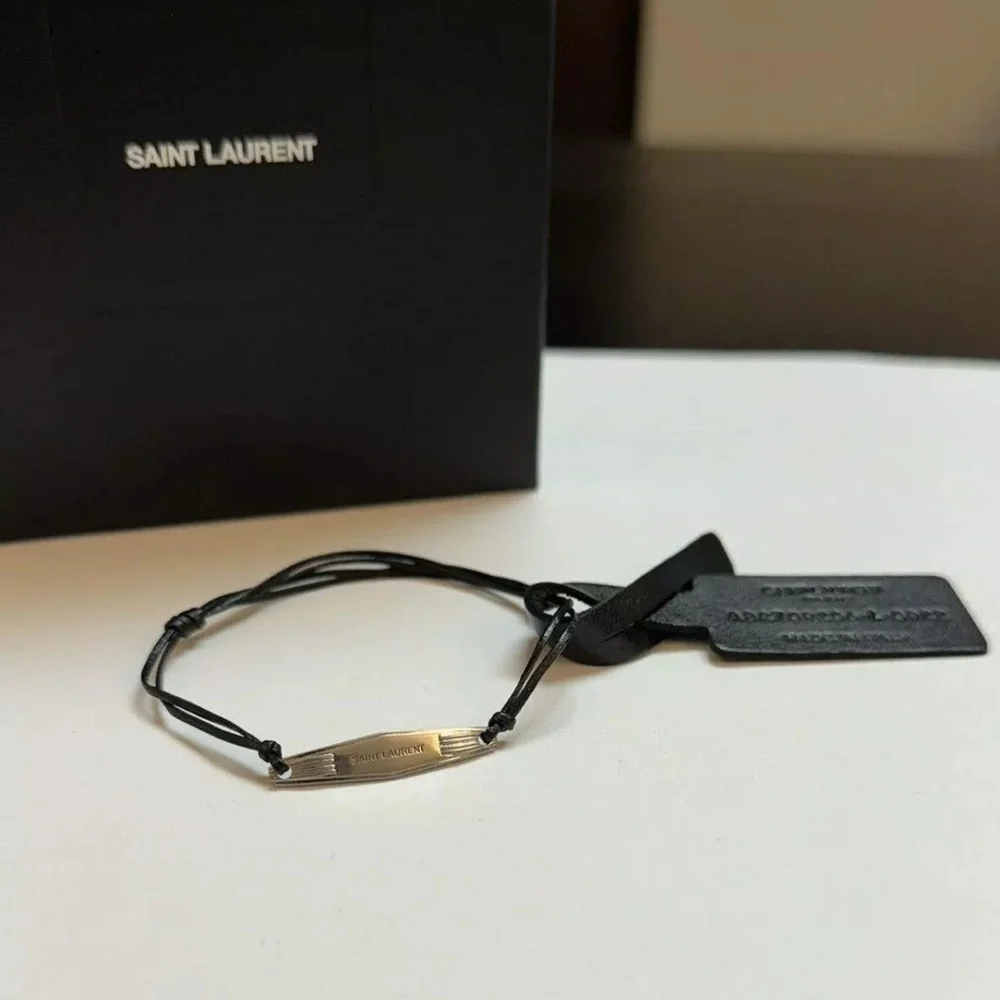 Saint Laurent Paris Rope Bracelet